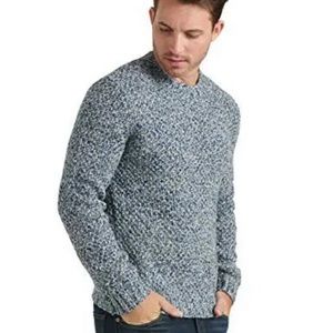 NWT, Lucky Brand, Men's, Crew Neck Pullover Cross Marl St ,Size Large. $99